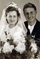 Hochzeit der Familie Karl und Wilma Reinmann in der St. Heinrichskirche, 8. Oktober 1949