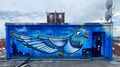 Graffiti „Blaue Taube auf dem Dach“ in der <!--LINK'" 0:12-->; Mit freundlicher Genehmigung von ... <span class="smw-highlighter" data-type="8" data-state="inline" data-title="Hinweis" title="Graffiti „Blaue Taube auf dem Dach“ in der Karolinenstraße 104; Mit freundlicher Genehmigung von Herrn Sebastian Fischer, Abteilungsleitung Jugendarbeit; August 2025Urheber: Sebastian FischerErstellungsdatum: August 2025Lizenz: copyright"><span class="smwtticon note"></span><span class="smwttcontent">Graffiti „Blaue Taube auf dem Dach“ in der <!--LINK'" 0:13-->; Mit freundlicher Genehmigung von Herrn Sebastian Fischer, Abteilungsleitung <!--LINK'" 0:14-->; August 2025<br>Urheber: Sebastian Fischer<br>Erstellungsdatum: August <!--LINK'" 0:15--><br>Lizenz: copyright</span></span>