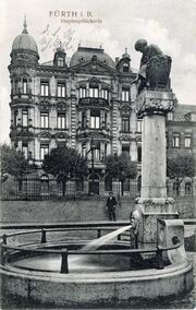 AK Hopfenpflückerin Brunnen gel 1911.jpg