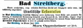Anzeige Marx Oppenheimer israelitische Restauration, Fürther Tagblatt 4. Juni 1868