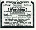 Werbung in der FN vom 11.08.1948 für eine Verkaufsveranstaltung im <a class="mw-selflink selflink">Fürther Kleeblatt</a>