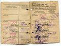 Ausweiskarte vom 31.8.1946 (Stempelkarte) vom <!--LINK'" 0:5--> Fürth mit Zusatzkarte des <!--LINK'" 0:6--> Fürth zur Ausgabe von Lebensmittelmarken