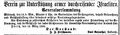 Einladung zur Generalversammlung, Fürther Tagblatt 17. März 1868