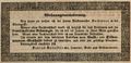 Zeitungsanzeige des Juweliers <!--LINK'" 0:8-->, Mai 1849