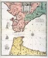 "Carte nouvelle de l'isle de Cadix & du detroit de Gibraltar", um 1730