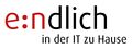 Logo mit Slogan: e:ndlich GmbH &amp; Co. KG