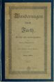 Titelblatt: Wanderungen durch Fürth von Georg Wüstendörfer, 1898
