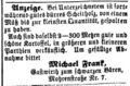 Anzeige Michael Frank, Fürther Tagblatt 26.02.1865.jpg