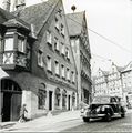 Blick über den Grünen Markt, links die ehem. Fachdrogerie Augustin, ca. 1940 – heute Gaststätte Tante Förster