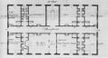 Bauplan Jüdisches Hospital 2. Stock, Konrad Jordan, 1841