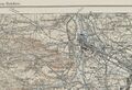 Ausschnitt aus der "Karte des Deutschen Reiches" 1:100000, Blatt 563 Nürnberg, herausgeg. 1889, berichtigt bis 1914