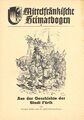 Titelseite: Mittelfränkische Heimatbogen Nr. 8 von 1953