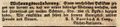 Zeitungsanzeige des Bücherantiquars <!--LINK'" 0:12-->, August 1842