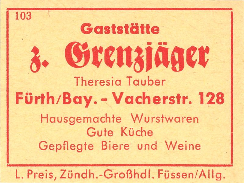 Datei:Werbeetikett Grenzjäger.jpg