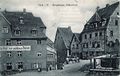 Alte Ansichtskarte vom ehem. Gänsberg - hier mit der ehem. Gaststätte Zur Goldenen Hacke (Bergstr. 26), gel. 1924