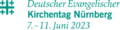 Logo: Deutscher Evangelischer Kirchentag 2023 (C) <span class="smw-highlighter" data-type="8" data-state="inline" data-title="Hinweis" title="Urheber: Deutsche Evangelische KircheErstellungsdatum: 7. Juni 2023Lizenz: copyright"><span class="smwtticon note"></span><span class="smwttcontent">Urheber: Deutsche Evangelische Kirche<br>Erstellungsdatum: <!--LINK'" 0:120--> <!--LINK'" 0:121--><br>Lizenz: copyright</span></span>