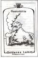 Werbung vom Gasthaus <a class="mw-selflink selflink">Zum goldnen Lamm</a> <!--LINK'" 0:0--> in der Schülerzeitung <!--LINK'" 0:1--> Nr. 4 1977