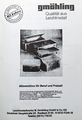 Werbung der Fa. Gmöhling in der Festschrift 40 Jahre Siedlerverein Stadeln, 1986