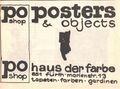 Werbung vom Poster Shop <!--LINK'" 0:4--> in der Schülerzeitung <!--LINK'" 0:5--> Nr. 2 1969