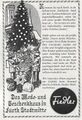 Werbung vom <a class="mw-selflink selflink">Modehaus Fiedler</a> in der Schülerzeitung <!--LINK'" 0:9--> Nr. 1 1978