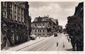 Ansichtskarte mit Blick in die Schwabacher Straße, links im Bild Berolzheimerianum, Bildmitte das ehem. Gebäude Maxstraße 25, der dessen Stelle heute der Woolworth steht, gel. Juni 1930