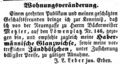 J. L. Leber zieht zu Bäckermeister Metzler auf den <!--LINK'" 0:14-->, Mai 1851