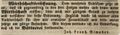 Zeitungsannonce für die Wirtschaft <!--LINK'" 0:1-->, 1843