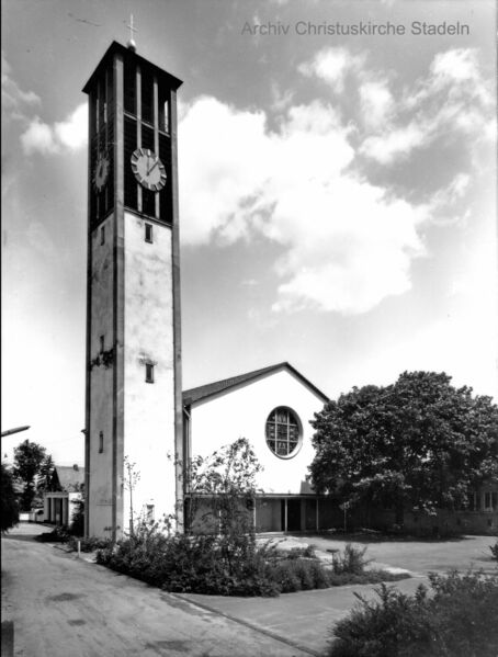 Datei:AC Christuskirche sw 1960.jpg