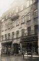 Ansichtskarte mit Lebküchnerei Tuffentsamer in der Schwabacher Straße 39, ngl. ca. 1930