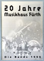 Titelbild der Jubiläums-Schrift "20 Jahre Musikhaus Fürth" aus dem Jahr 1999