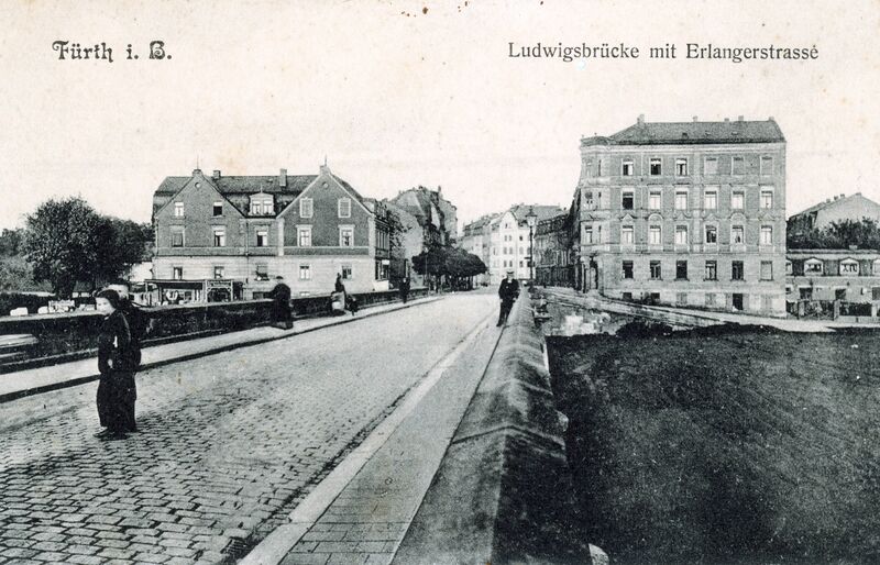 Datei:AK Erlanger Straße ngl 1909.jpg