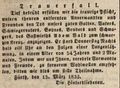 Traueranzeige für den <!--LINK'" 0:14--> <a class="mw-selflink selflink">Adam Bald</a>, März 1833