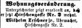Wohnungsveränderung des Uhrmachers <!--LINK'" 0:13--> jun., November 1871