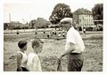 Schulsportfest an der alten Schule in Stadeln, 1960