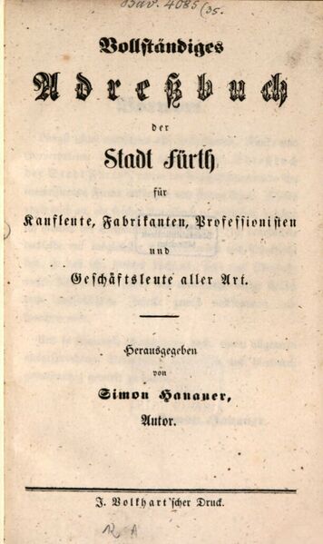 Datei:Adreßbuch von 1854.jpg