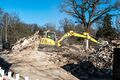 Abrissarbeiten am ehem. Batzenhäusla im Wiesengrund, Nov 2025