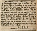 Schöll Umzug von Alexanderstraße zum Marktplatz, Mai 1848