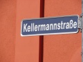 Straßenschild Kellermannstraße