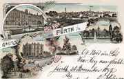AK Gruß aus Fürth gel 26 Nov 1899.jpg