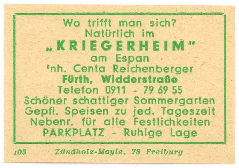 Datei:Werbeetikett Kriegerheim (1).jpg