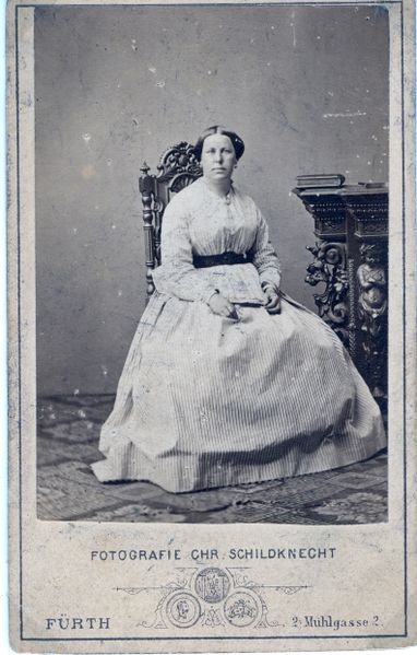 Datei:Wilhelmina Babette Schildknecht, 31.3.1831 - 23.1.1890.jpg