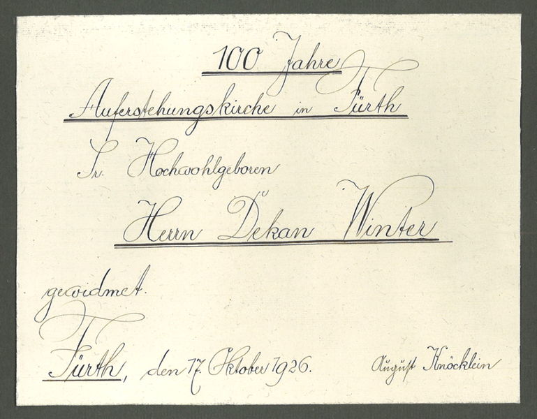 Datei:100 Jahre Auferstehungskirche 1.jpg