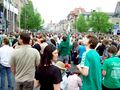 Aufstiegsfeier der SpVgg Greuther Fürth am 29. April 2012 vor dem Rathaus.