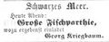 Zeitungsanzeige von <a class="mw-selflink selflink">Georg Kriegbaum</a>, Oktober 1870