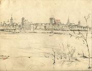 Karl Hemmerlein Stadtansicht Torun Thorn 1941.jpg