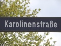 Straßenschild Karolinenstraße