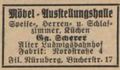 Werbe Eintrag im Fürther Adressbuch von 1931 von <!--LINK'" 0:31--> im alten <a class="mw-selflink selflink">Ludwigsbahnhof</a>