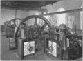 Elektrizitätswerk, Aufstellung der Thury-Schnellregler im Maschinensaal, Aufnahme von 1911