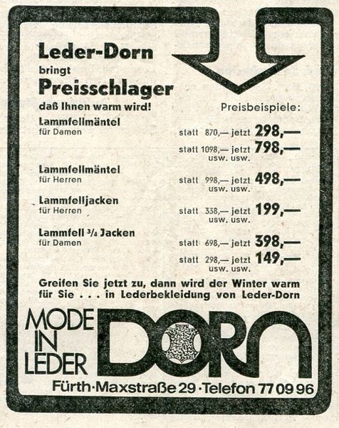 Datei:Werbung Dorn 1977.jpg