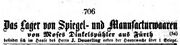 Anzeige Moses Dinkelspühler, Bamberger Tagblatt, 11.05.1852.jpg
